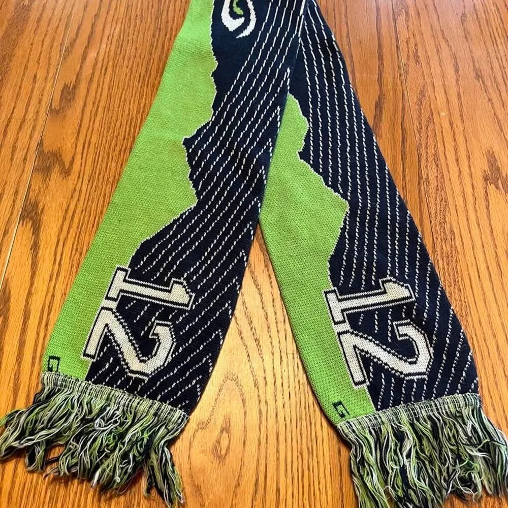 Seattle Seahawks Green/Navy Blue Scarf #12